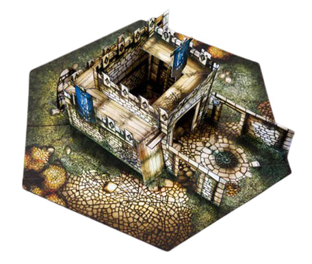Charlie's Castle Pop-Up Terrain, 12 Inch - Digital Download - Printing & Assembly Required