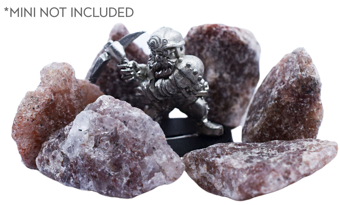 Rock/Boulder Set, Small - Quartzite, for Miniatures, D&D, and Warhammer