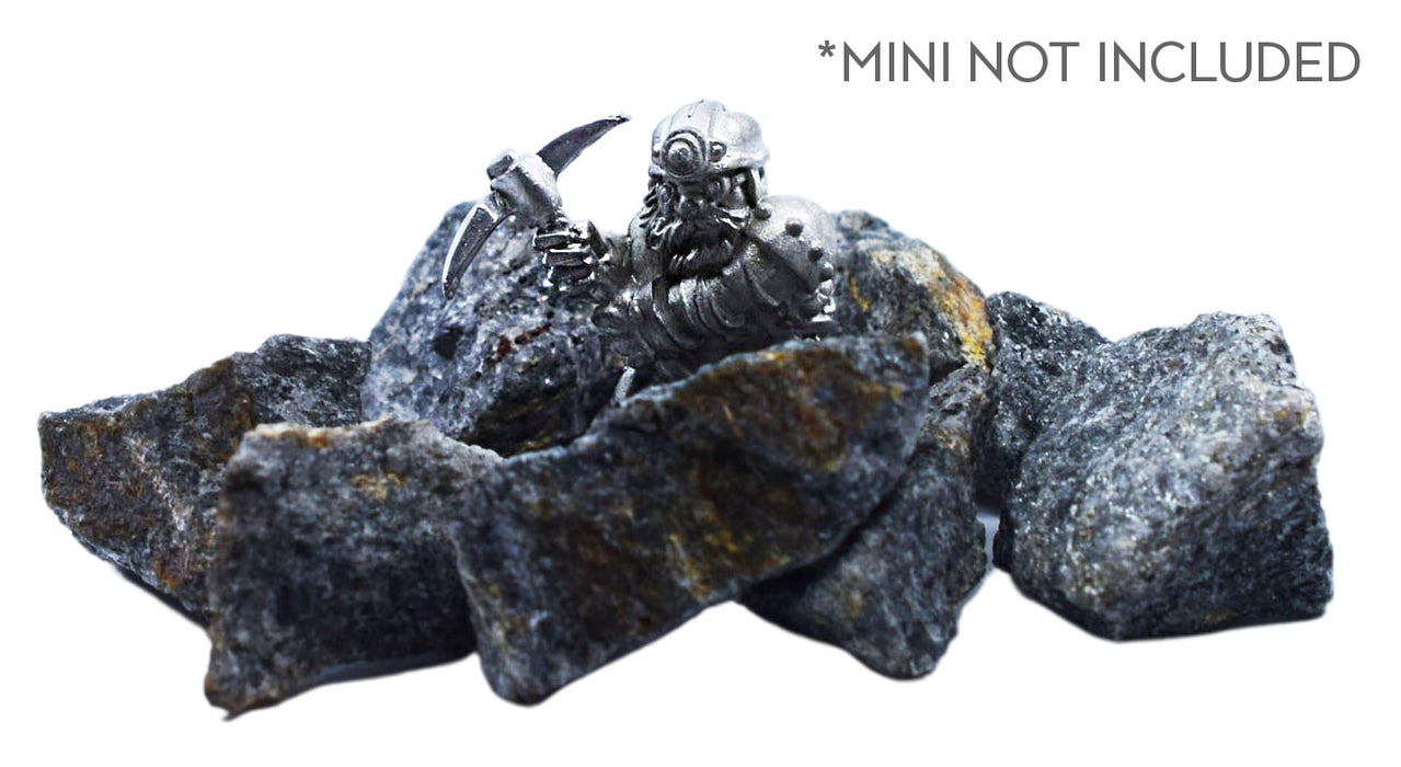 Rock/Boulder Set, Small - Schist, for Miniatures, D&D, and Warhammer