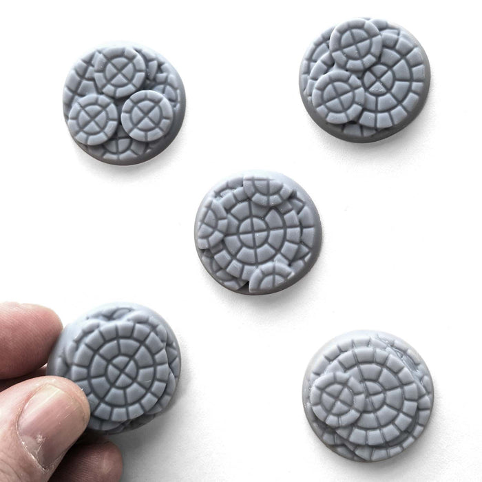 32mm Patterned Promenade Scenic Bases