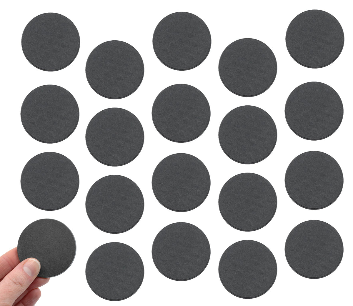 Pack of 20 Blank Miniature Bases, 50mm