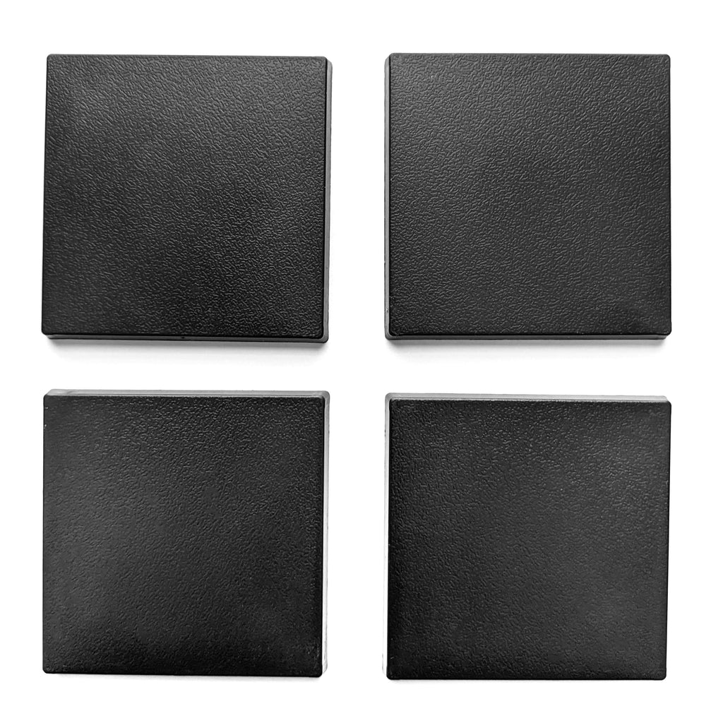 5-pack Miniature Bases, 50mm Square - Plastic, Black, another view