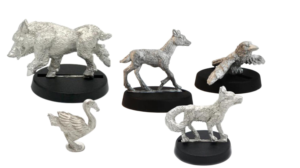 Eldertree Companions: 30mm Animal Stonehaven Miniatures for DnD - RPG Figures