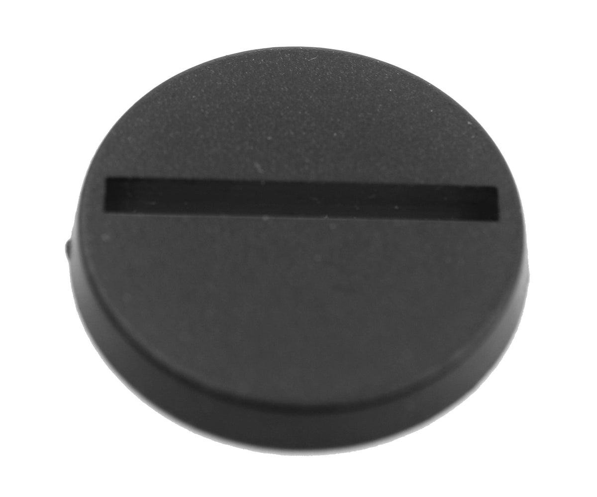 Pack of 50 Slotted Miniature Bases, 25mm