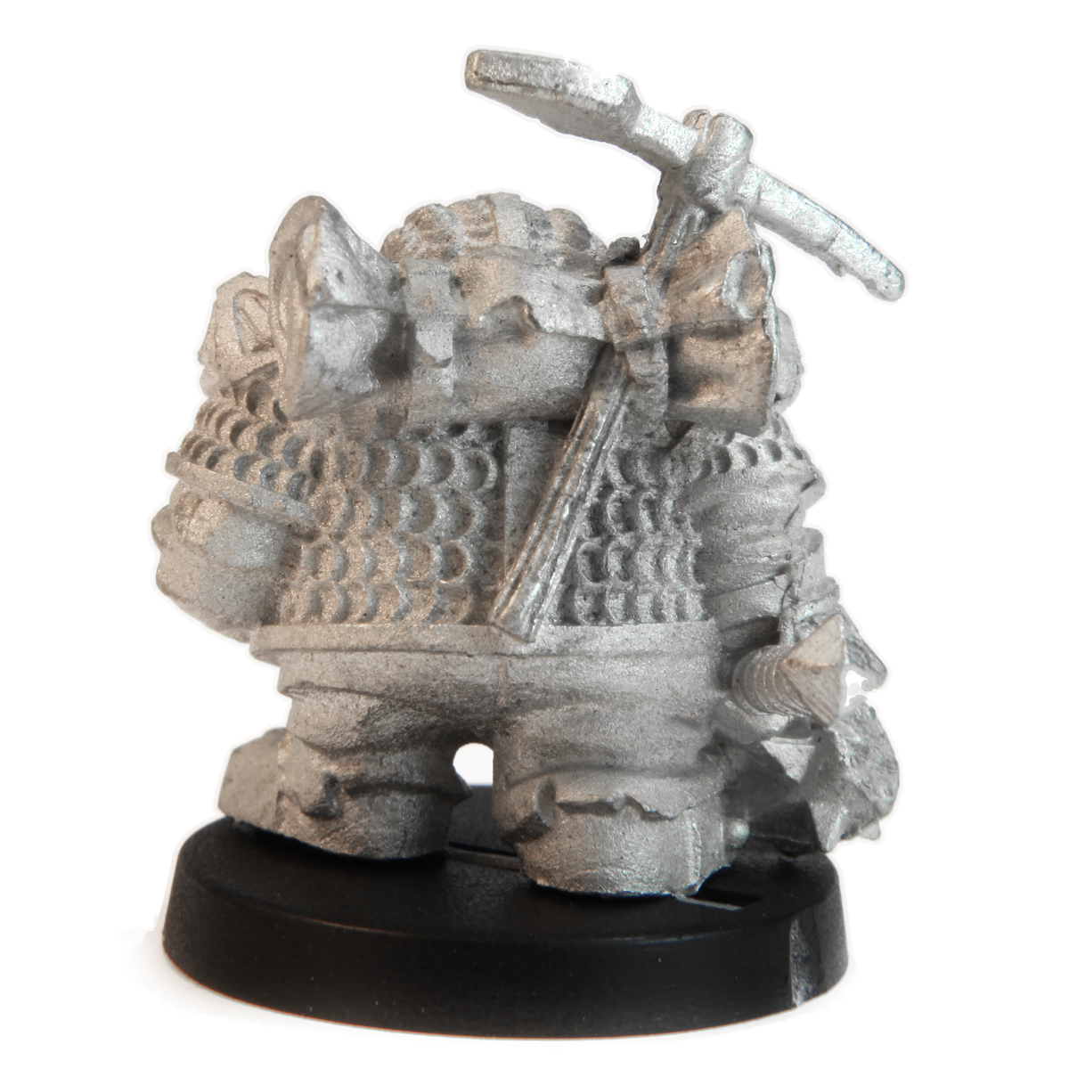 Primed pewter Duergar Dungeoneer miniature, 30mm tall