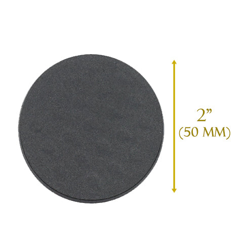 Pack of 10 Blank Miniature Bases, 50mm, another view