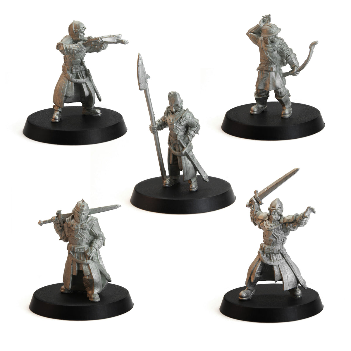 Tytantroll Guard Set, 28mm Scale, unpainted pewter miniatures
