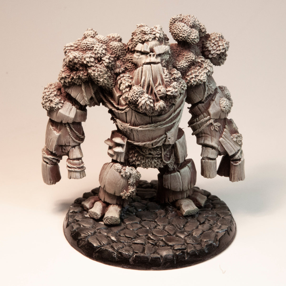 Primed resin Treant miniature, 70mm tall, another view