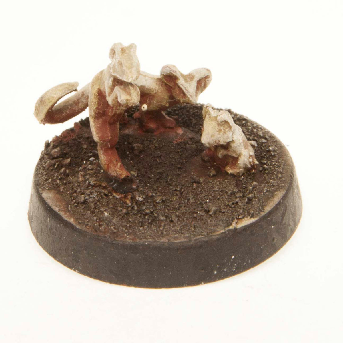 Primed pewter Rats miniature, 10mm tall