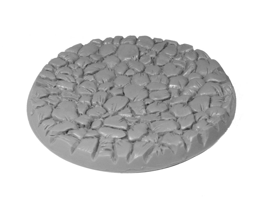 Cobblestone Base, 65mm for Miniatures, D&D, and Warhammer