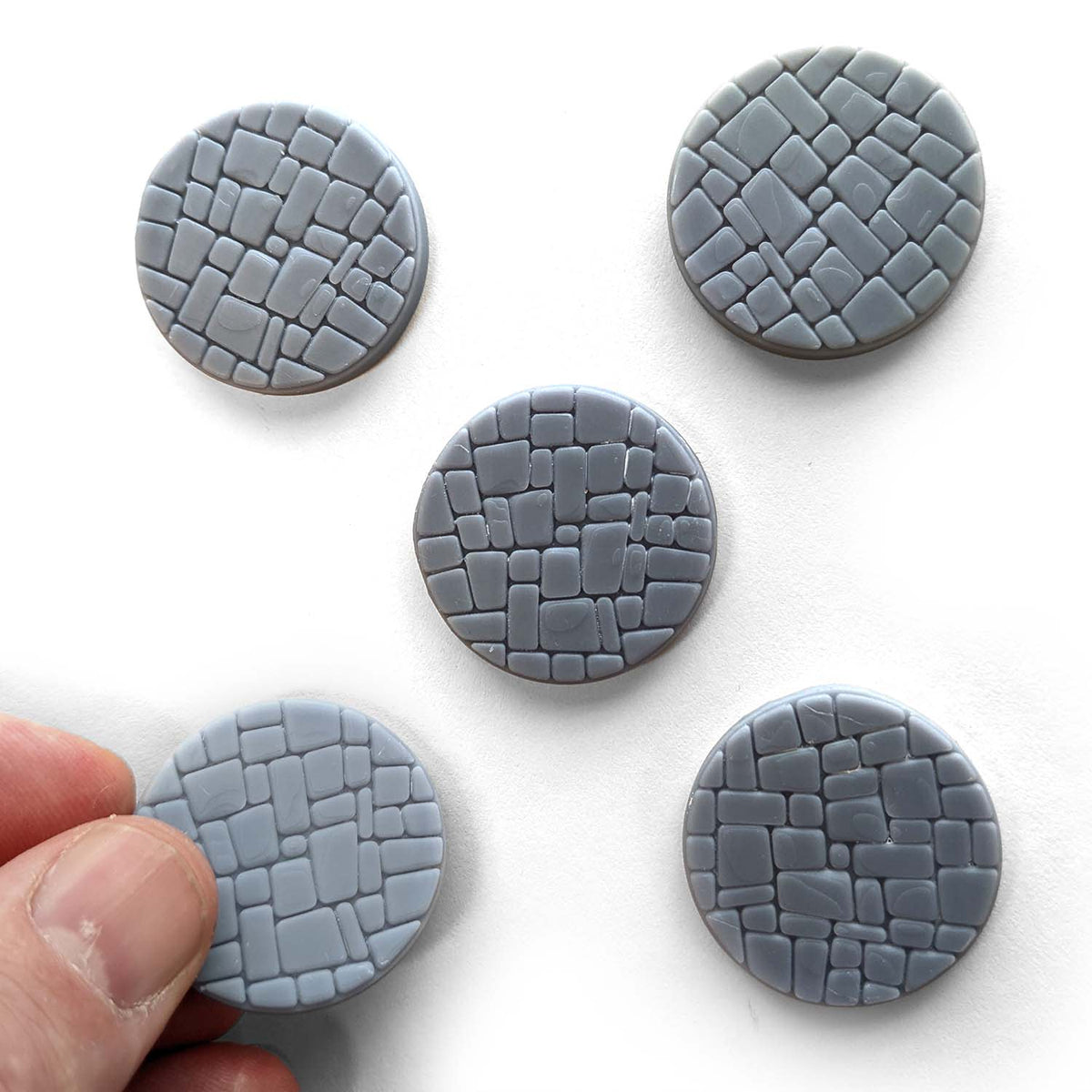 32mm Plain Flagstone Scenic Bases, another view