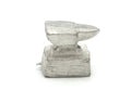 Unpainted pewter Anvil Accessory miniature, 7mm tall, another view