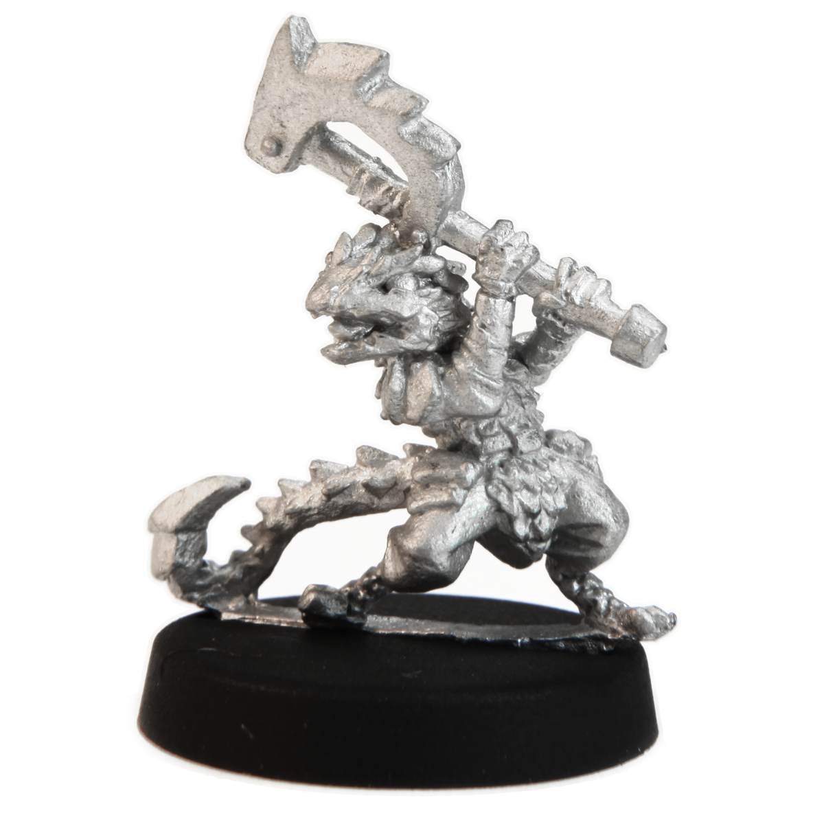 Unpainted pewter Male Kobold Fighter miniature, 26mm tall
