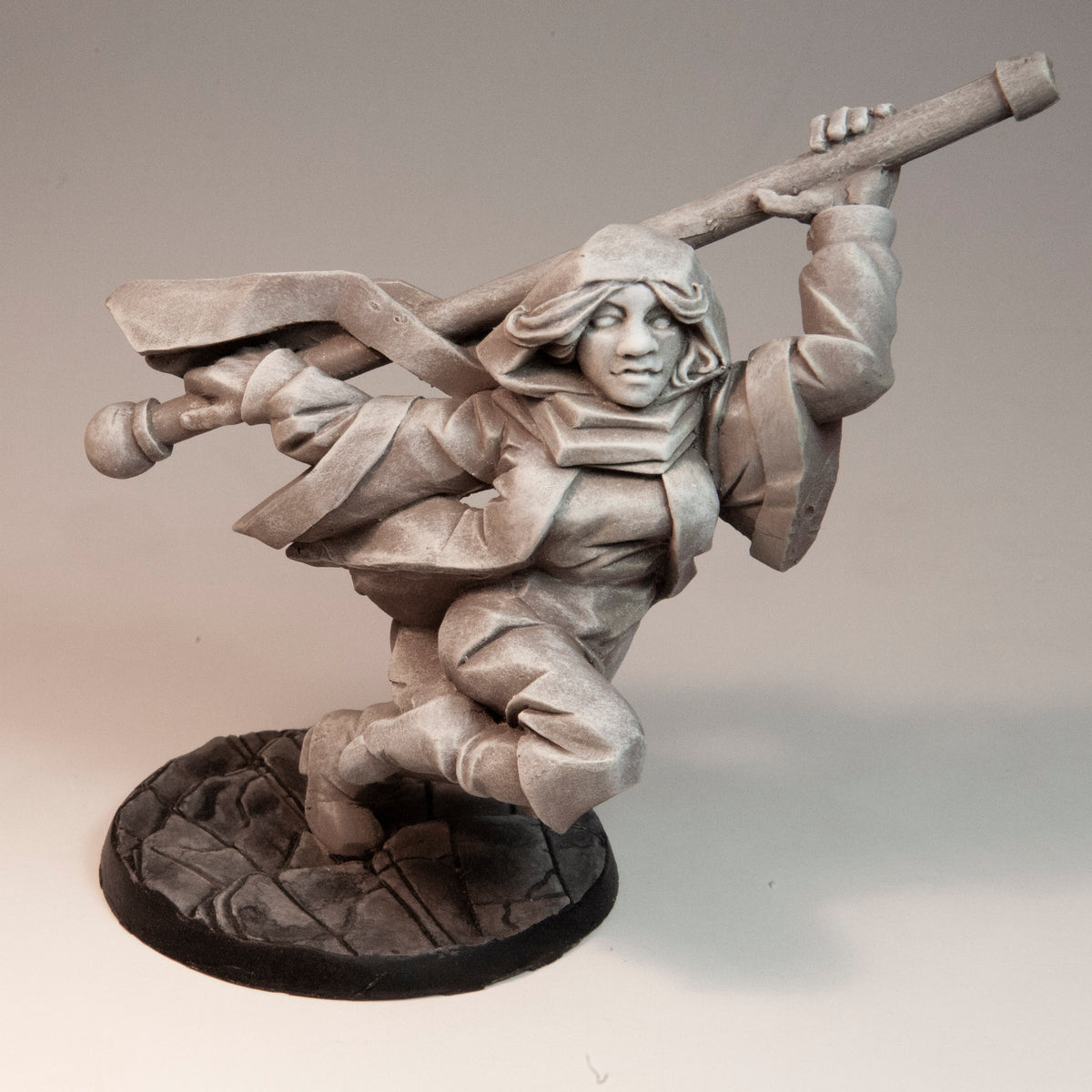 Primed resin Cloud Giant miniature, 95mm tall