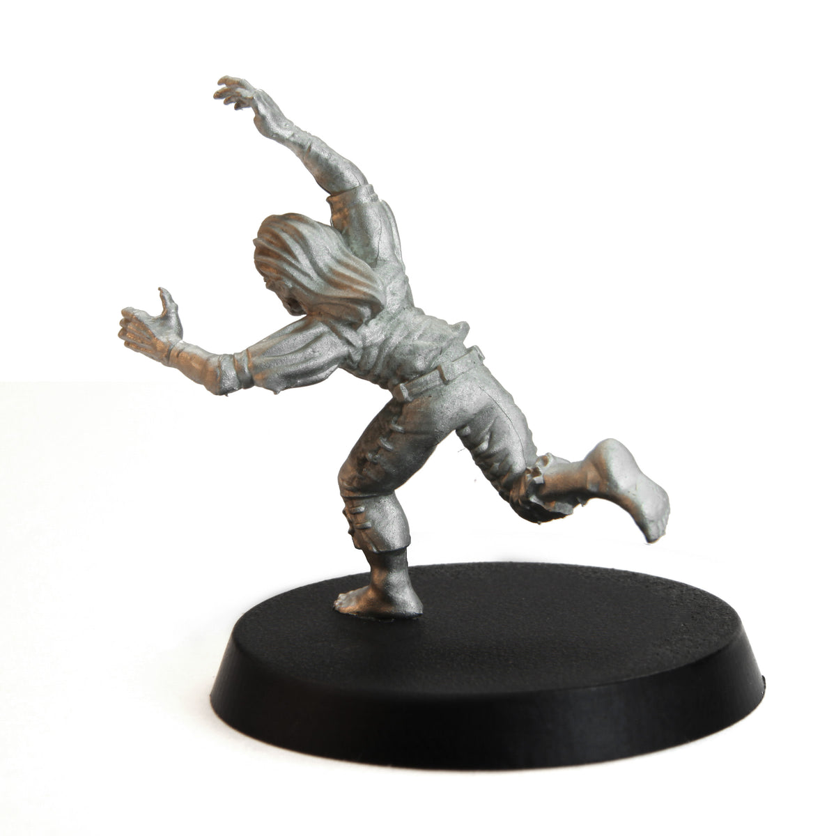 Unpainted pewter Tytantroll Vampire Spawn miniature, 38mm tall, another view