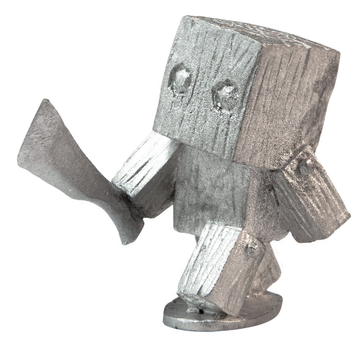 Unpainted pewter Mutoe miniature, 26mm tall