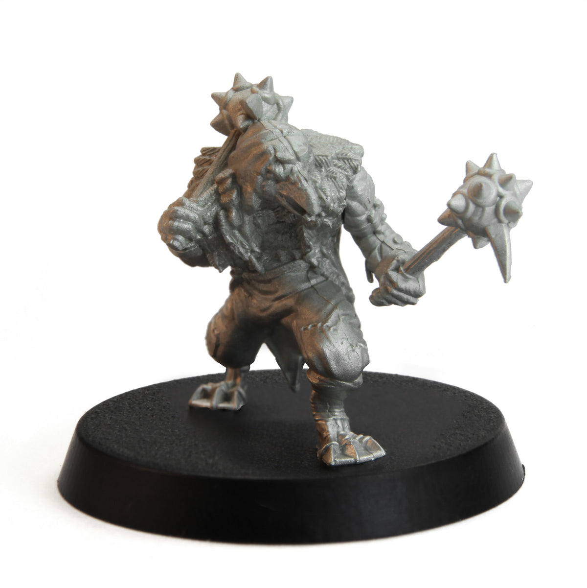 Unpainted pewter Tytantroll Kenku Fighter miniature, 32mm tall