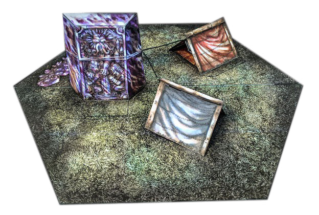 Monolith Camp Pop-Up Terrain, 12 Inch - Digital Download - Printing & Assembly Required