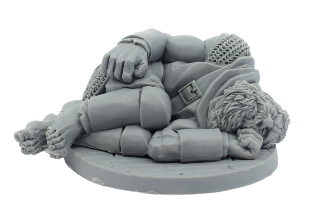 Unpainted resin Unconscious Giant miniature, about 80mm long, another view