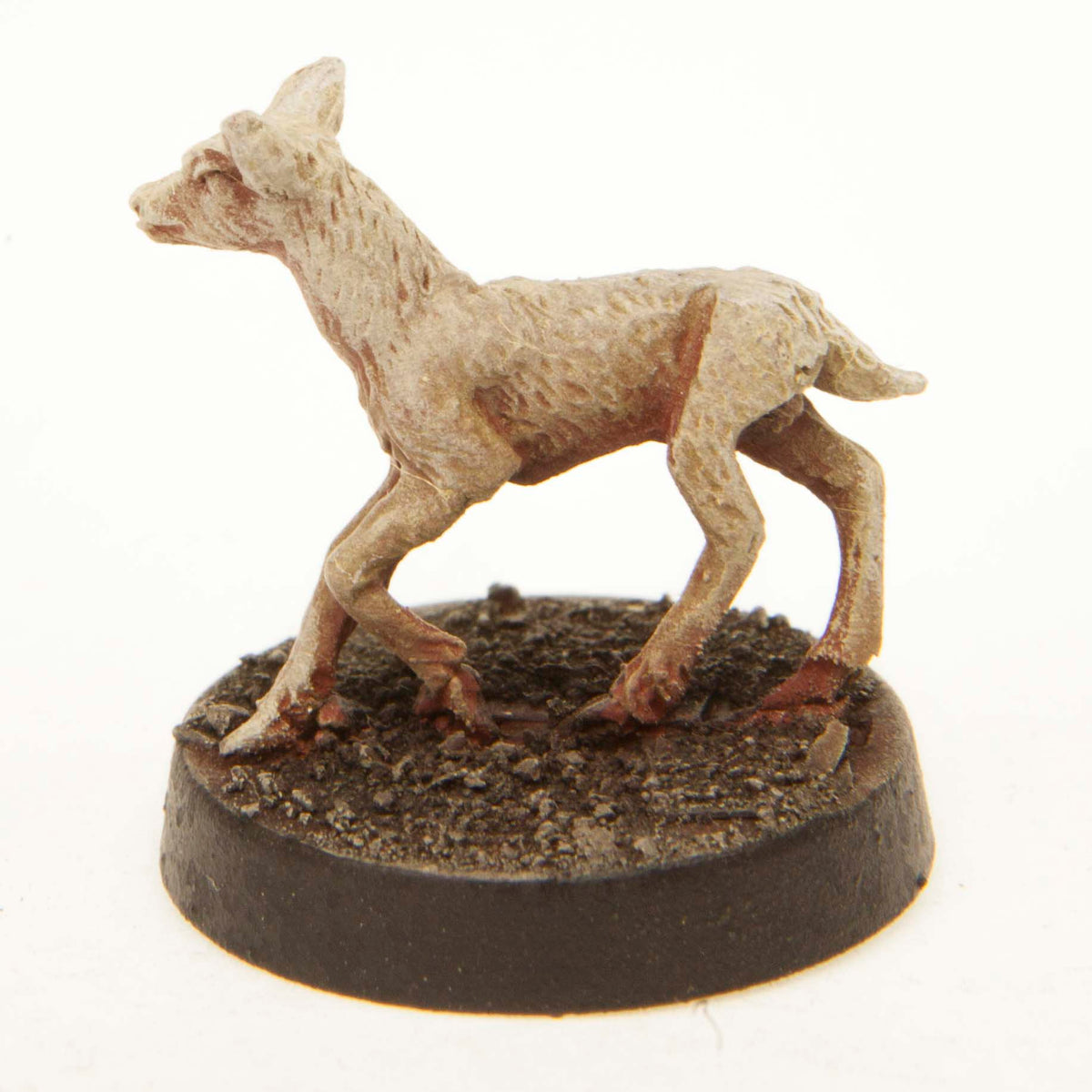 Primed pewter Fawn miniature, 16mm tall