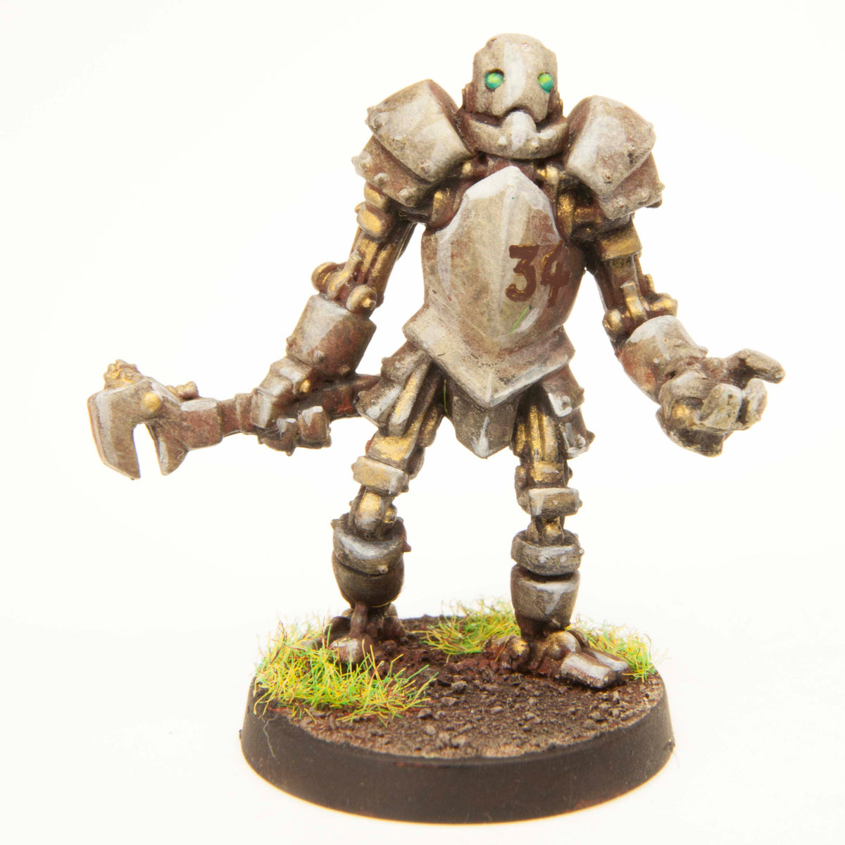 Automaton miniature, painted example (ships unpainted)