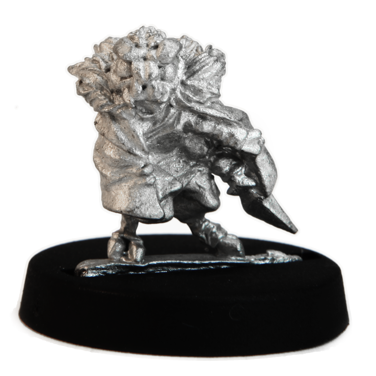 Unpainted pewter Le Flea miniature, 14mm tall