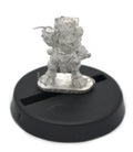Unpainted pewter Grippli Potion Maker miniature, 15mm tall, another view