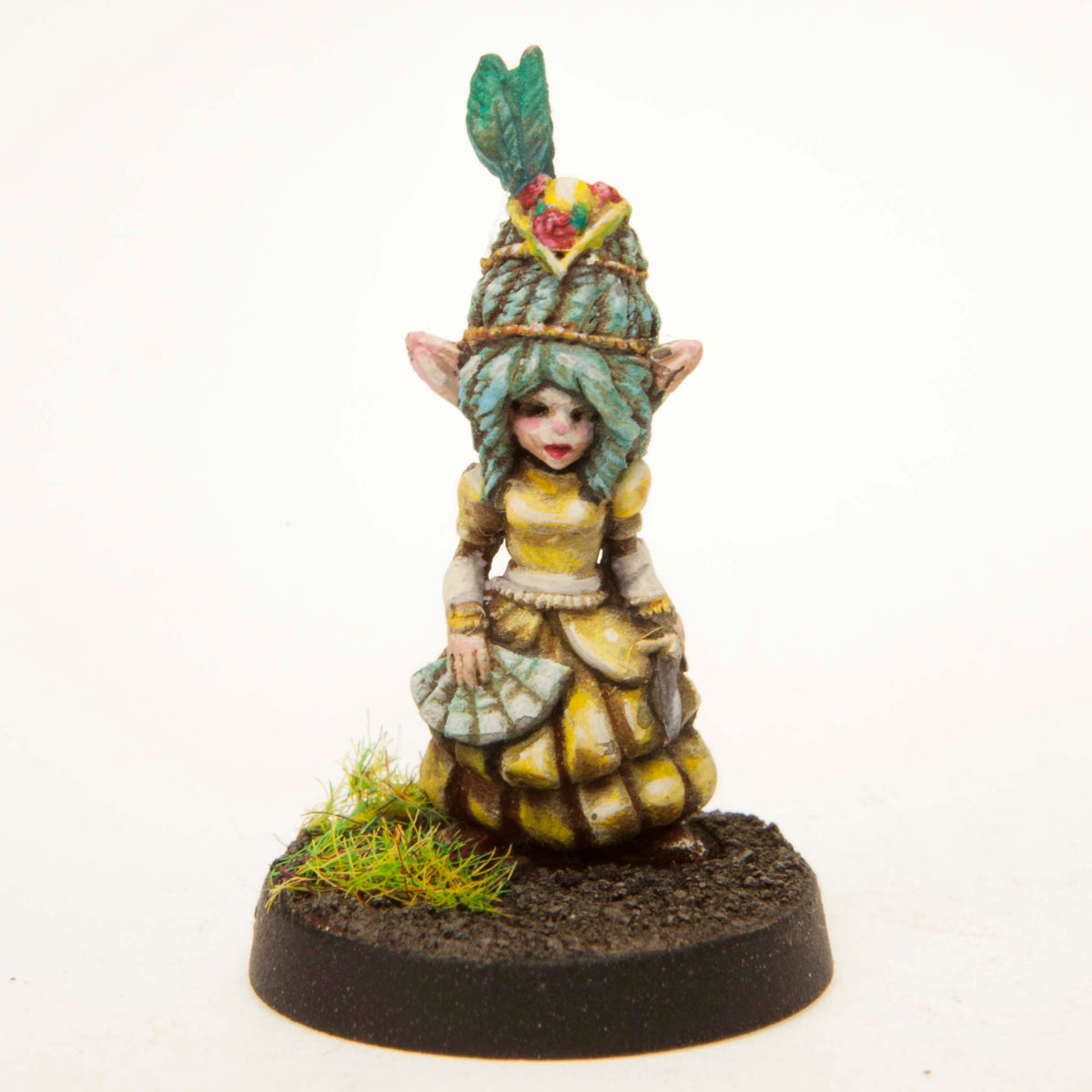 Gnome Aristocrat miniature, painted example (ships unpainted)