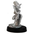 Unpainted pewter Gnome Rogue miniature, 24mm tall