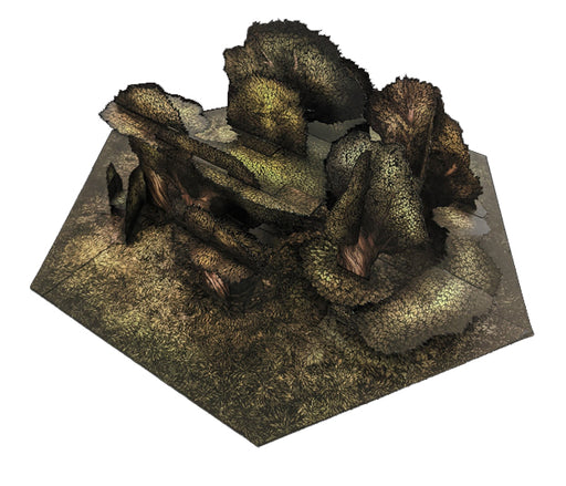 Forest Pop-Up Terrain, 12 Inch - Digital Download - Printing & Assembly Required