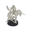 Unpainted pewter Elf Grand Marshall Mounted miniature, 40mm tall