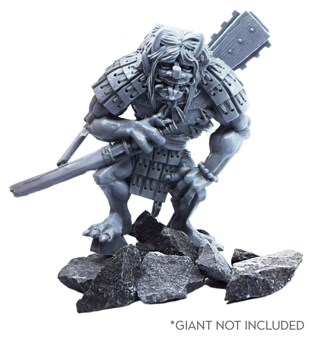 Rock/Boulder Set, Small - Basalt, for Miniatures, D&D, and Warhammer