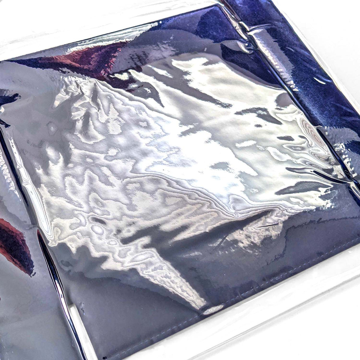 Stonehaven Royal Purple Velvet and PU Leather Magnetic Dice Tray, another view