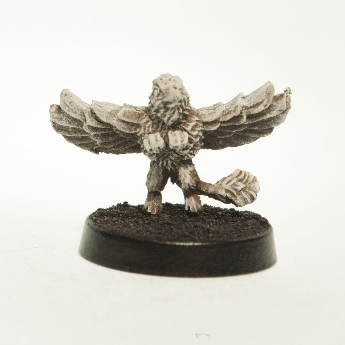 Primed pewter Gryphon Chick miniature, 14mm tall