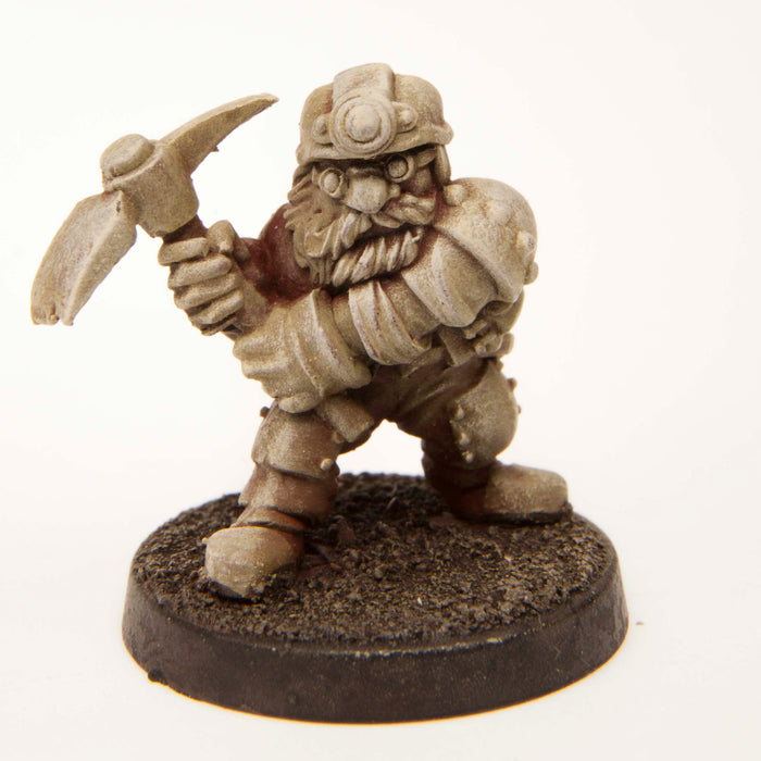 Dwarf Miner, 25mm