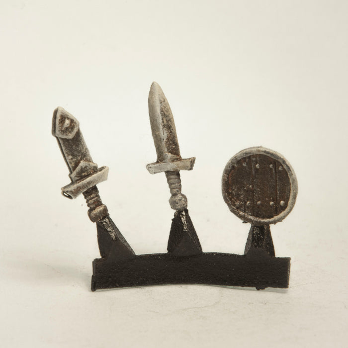 Halfling Sword and Buckler, 12mm