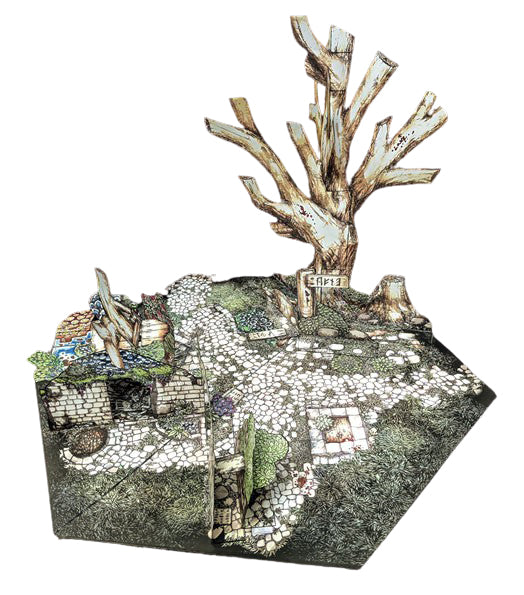 Pale Tree Pop-Up Terrain, 12 Inch - Digital Download - Printing & Assembly Required