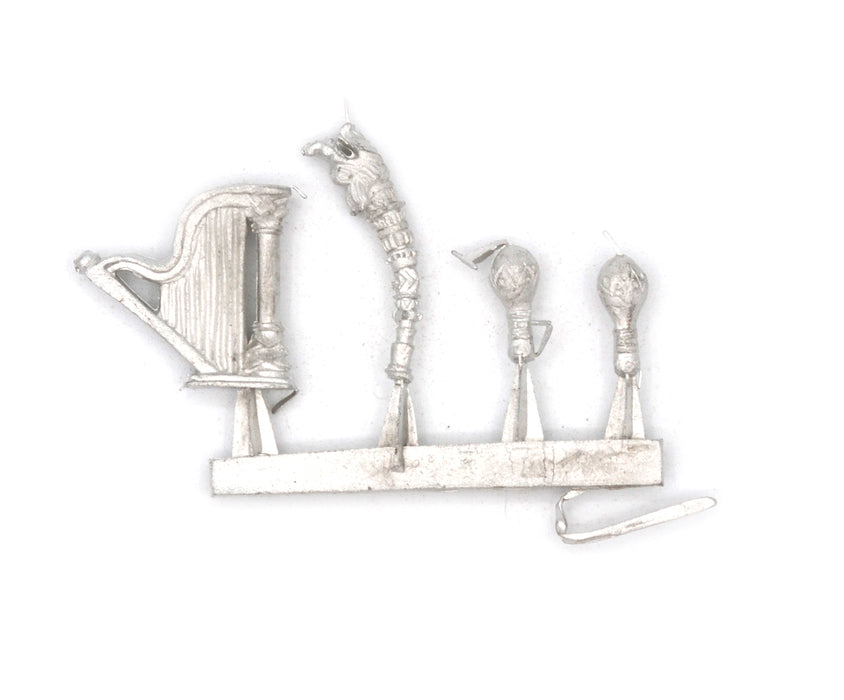 Harp, Battle Horn, and Maracas Accessories, 18mm