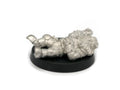 Unpainted pewter Dwarf Unconscious miniature, 28mm long