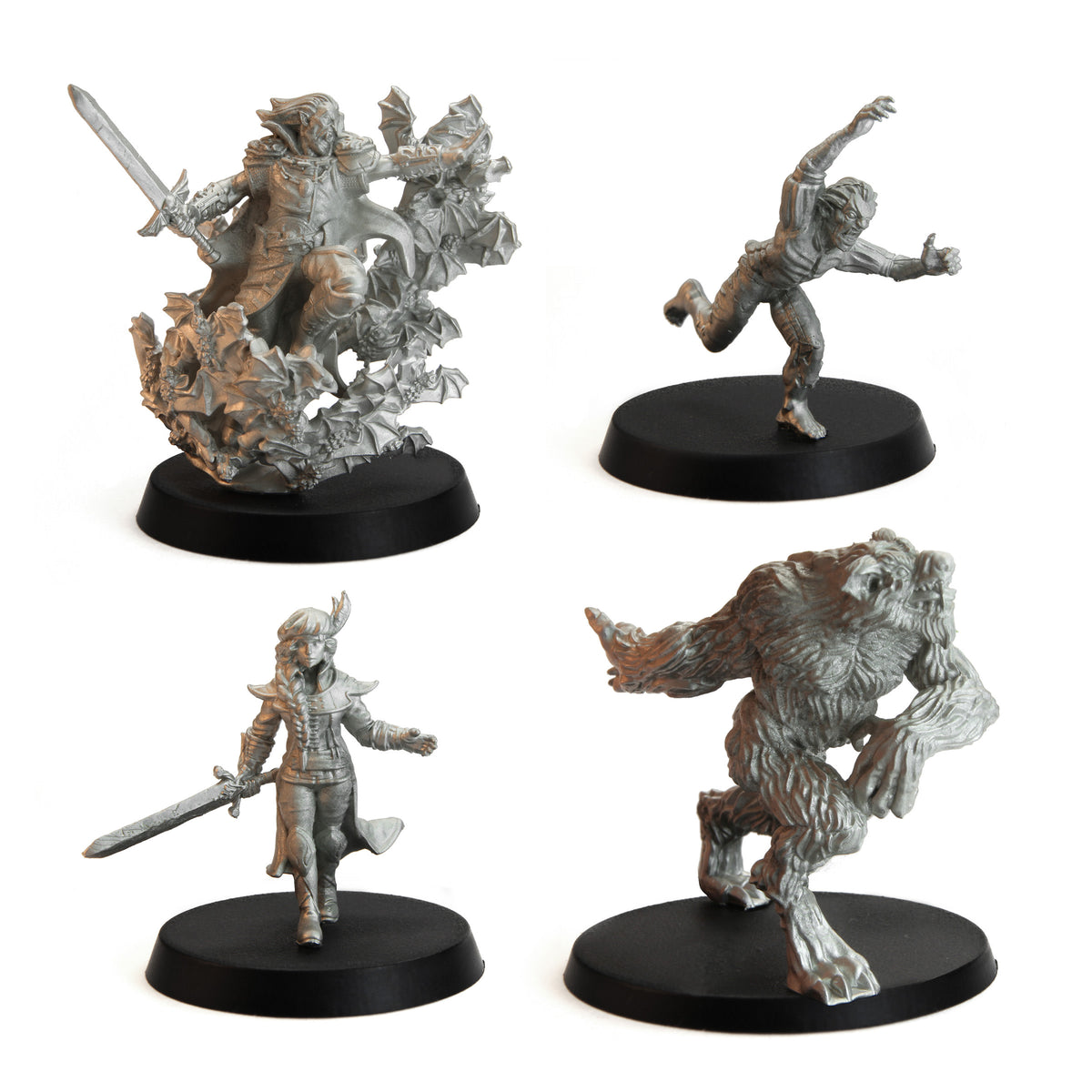 Tytantroll Vampire Set, 28mm Scale, unpainted pewter miniatures
