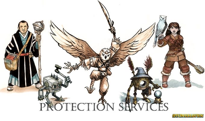5 Piece Protection Services Set