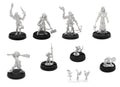 9 Piece League of CynThark Set, unpainted pewter miniatures, another view