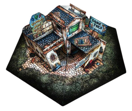Trinket Shop Pop-Up Terrain, printable paper terrain for 28mm miniatures