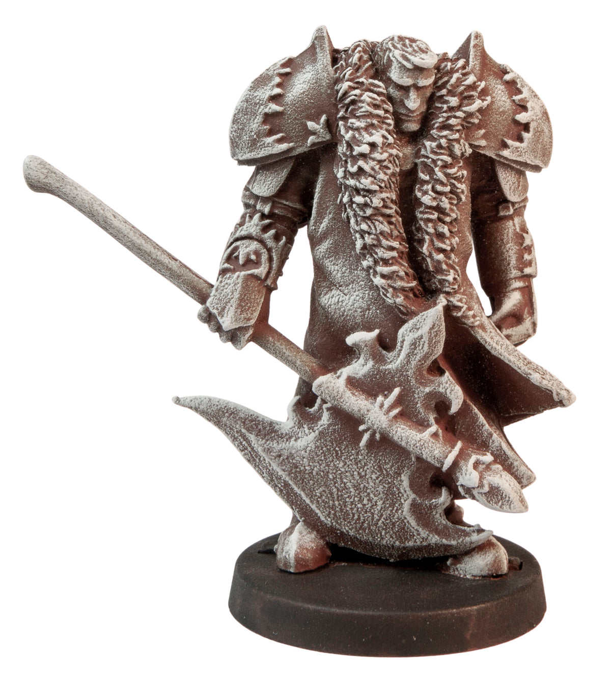 Primed pewter Male Human Lordling miniature, 44mm tall