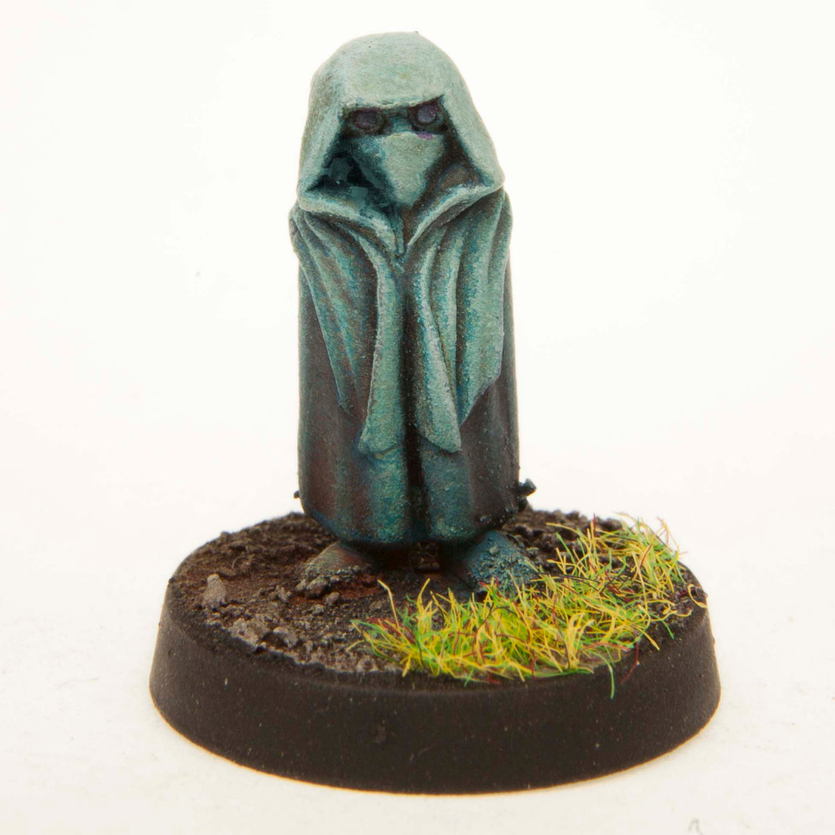 Gnome Shrouded Figure miniature, painted example (ships unpainted)