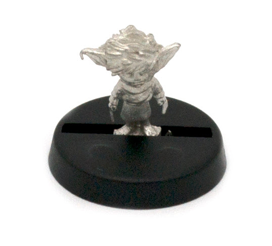 Unpainted pewter Gnome Baby miniature, 14mm tall