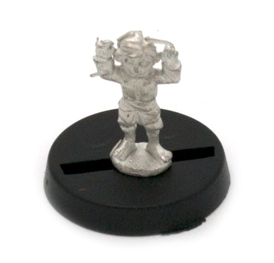 Unpainted pewter Elf Baby miniature, 16mm tall
