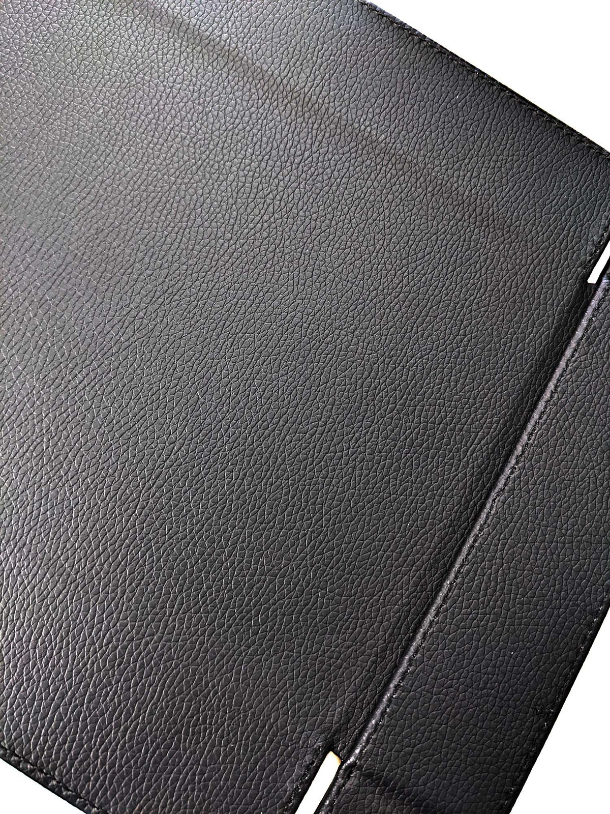 Stonehaven Winter Black Velvet and PU Leather Magnetic Dice Tray, another view