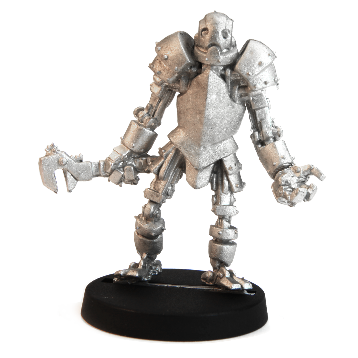 Unpainted pewter Automaton miniature, 35mm tall
