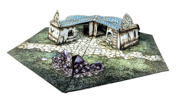 Stables Pop-Up Terrain, 12 Inch - Digital Download - Printing & Assembly Required